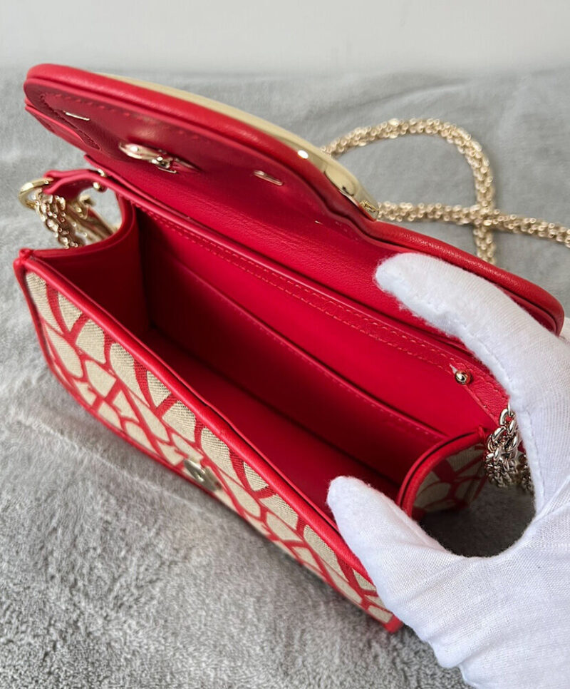 Valentino Small Loco Toile Iconographe Shoulder Bag